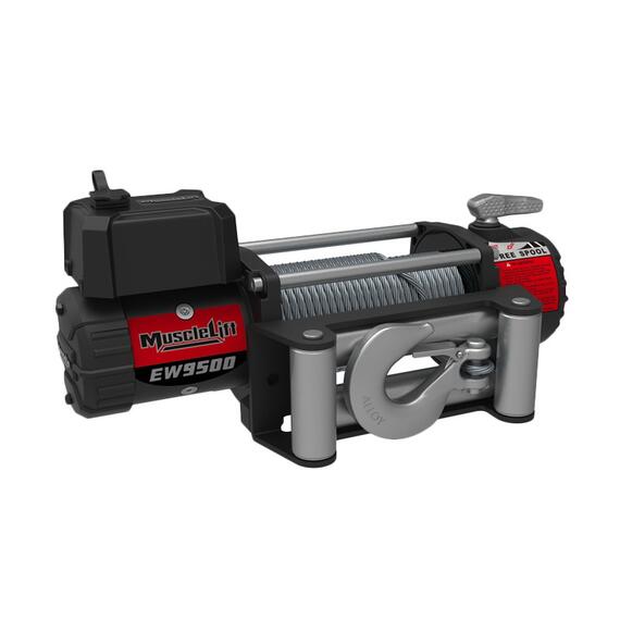 Лебедка T-max Musclelift EW-9500 со стальным тросом, фото 