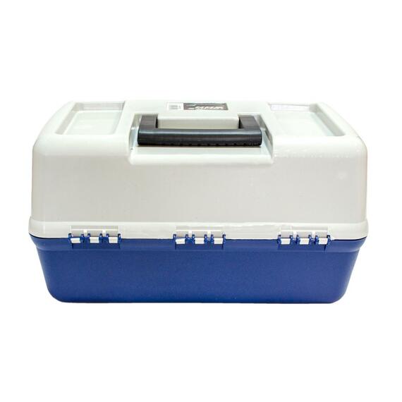 Ящик FLAGMAN 3-х полочный (непрозр. крышка) (360*215*195), фото , изображение 3