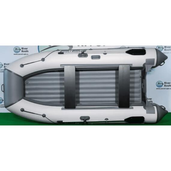 Надувная лодка RiverBoats RB 330 НДНД (серо-красный), Цвет: серо-красный, фото , изображение 8