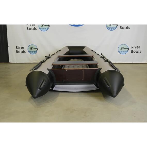 Надувная лодка RiverBoats RB 320 НДНД (черно-серый), фото , изображение 6