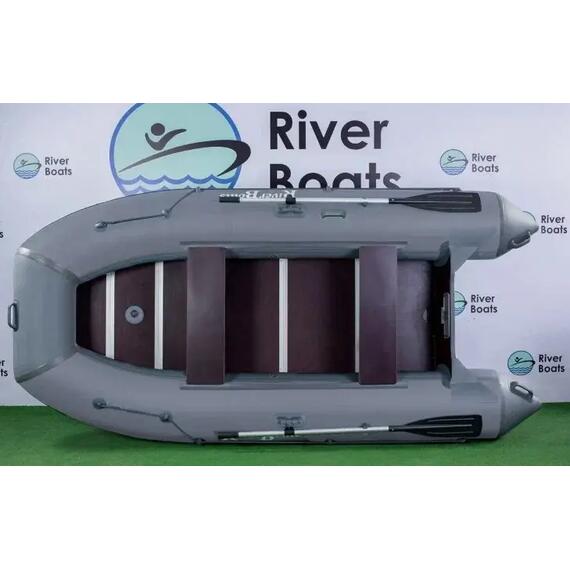 Надувная лодка RiverBoats RB 350 Киль (серо-белый), Цвет: серо-белый, фото , изображение 21