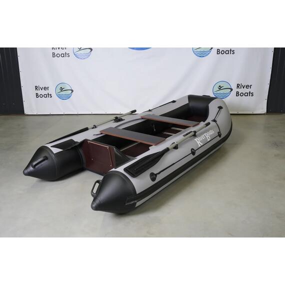Надувная лодка RiverBoats RB 300 Киль (черно-серый), фото , изображение 3
