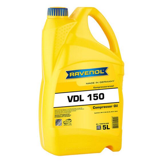Компрессорное масло RAVENOL Kompressorenoel VDL 150 (5л), Объем, л: 5, фото 