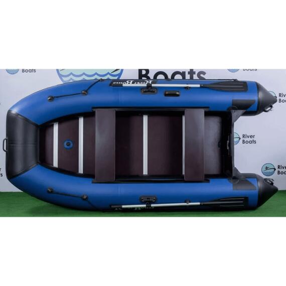 Надувная лодка RiverBoats RB 330 Киль (серо-тиффани), Цвет: серо-тиффани, фото , изображение 14