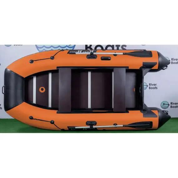 Надувная лодка RiverBoats RB 350 Киль (серо-тиффани), Цвет: серо-тиффани, фото , изображение 18