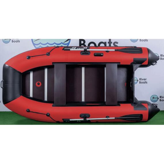 Надувная лодка RiverBoats RB 330 Киль (черно-тиффани), Цвет: черно-тиффани, фото , изображение 11