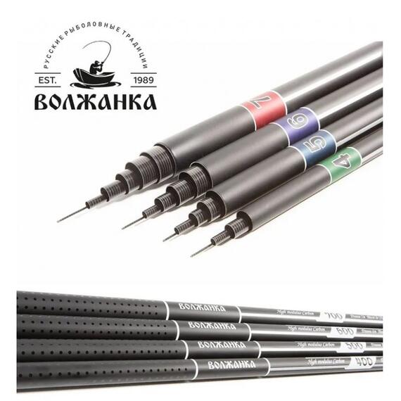 Удилище б/к "Волжанка Оптима" 4.0м (4 секций) тест до 25г, фото 