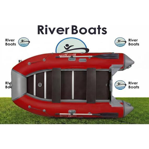 Надувная лодка RiverBoats RB 350 Киль (серо-тиффани), Цвет: серо-тиффани, фото , изображение 17