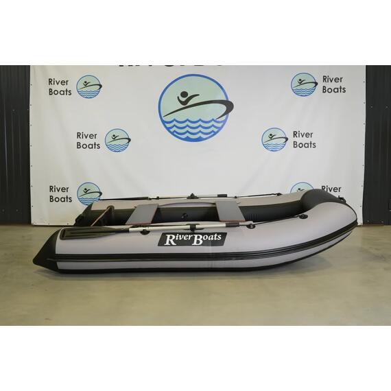 Надувная лодка RiverBoats RB 300 НДНД (черно-серый), фото , изображение 4