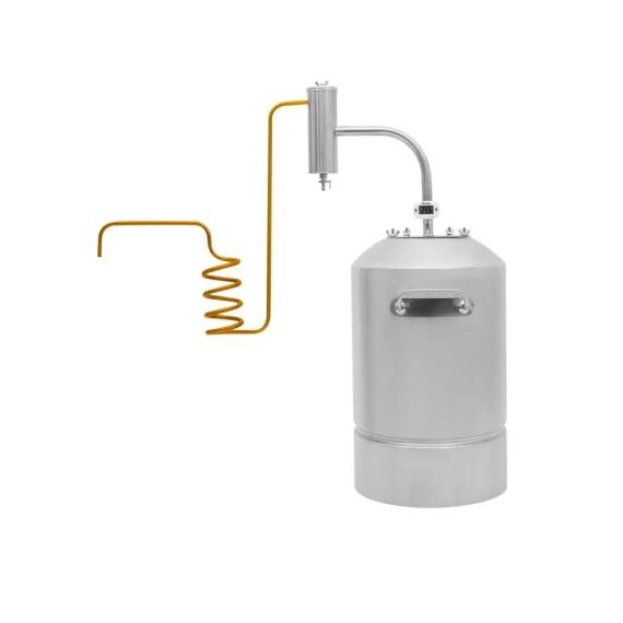 Дистиллятор бытовой Helicon Дачный 2 медь 15 л, Объем, л: 15, Толщина: 1 мм (стенки)/1 мм (дно), фото 