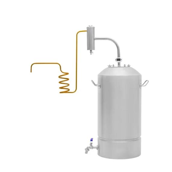 Дистиллятор бытовой Helicon Дачный 2 медь 25 л, Объем, л: 25, Толщина: 1 мм (стенки)/1 мм (дно), фото 