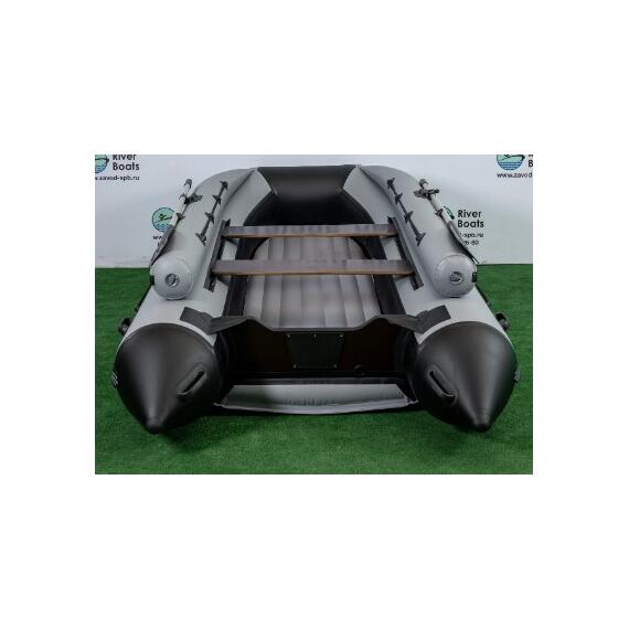 Надувная лодка RiverBoats RB 370 НДНД Фальшборт (серо-тиффани), Цвет: серо-тиффани, фото , изображение 9