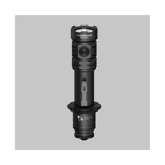 Тактический фонарь Armytek Dobermann Pro Max Magnet USB White, фото 