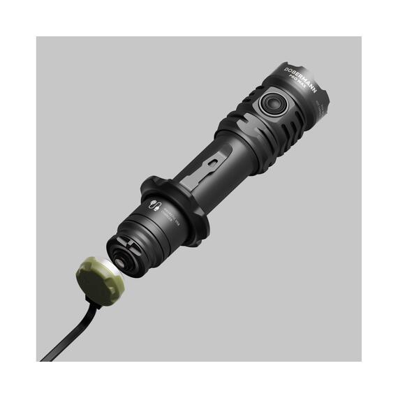 Тактический фонарь Armytek Dobermann Pro Max Magnet USB White, фото , изображение 2