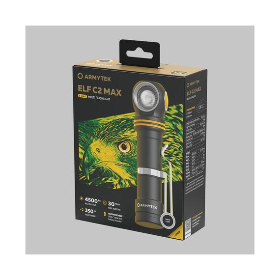 Налобный фонарь Armytek Elf C2 Max USB-C White, фото , изображение 4