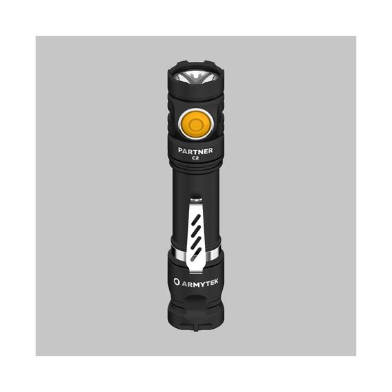 Тактический фонарь Armytek Partner C2 Magnet USB Warm, Световая температура: Warm, фото , изображение 3