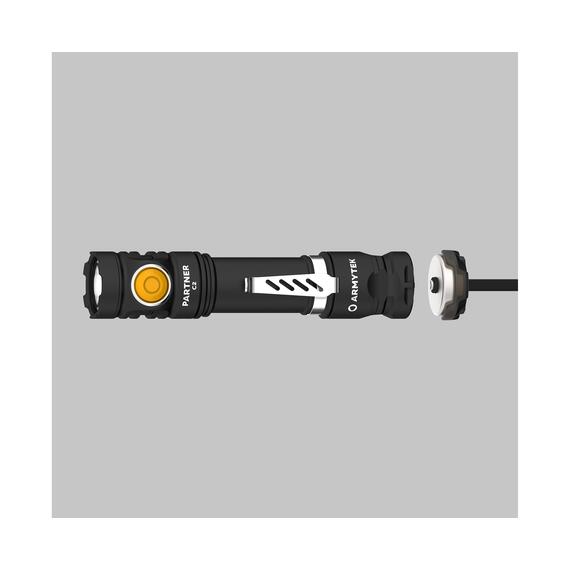 Тактический фонарь Armytek Partner C2 Magnet USB Warm, Световая температура: Warm, фото , изображение 2