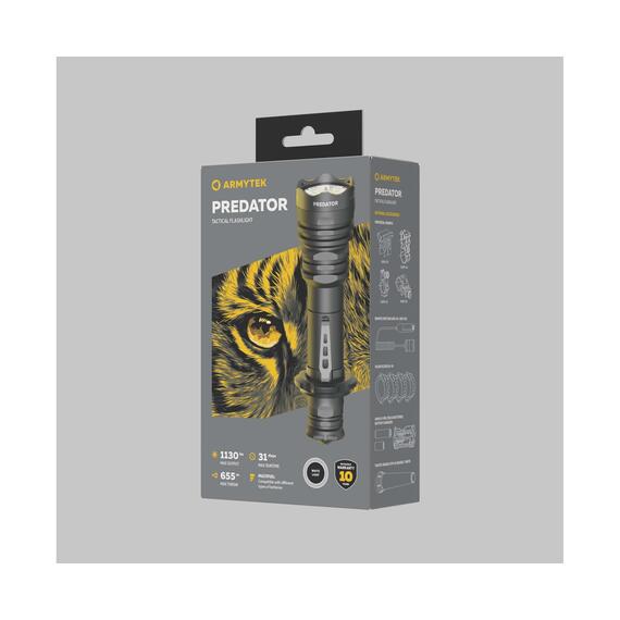 Тактический фонарь Armytek Predator White, фото , изображение 2