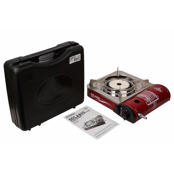 Плита газовая в кейсе TOURIST SOLARIS PLUS TS-701 с переходником, фото , изображение 8