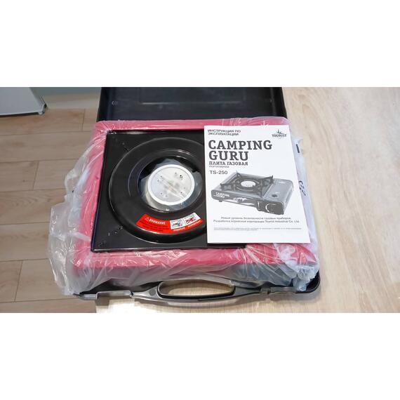 Плита газовая в кейсе TOURIST CAMPING GURU TS-250, фото , изображение 5