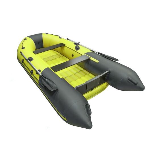 Надувная лодка Таймень NX 3400 НДНД PRO желтый/графит, фото 