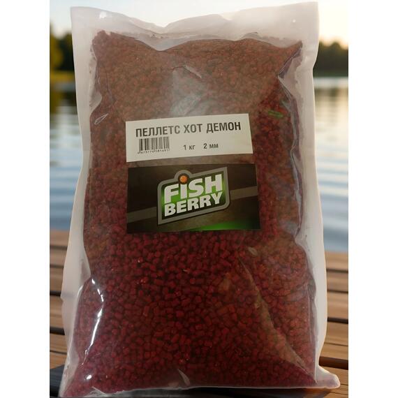 Пеллетс карповый "Хот Демон" 2мм - 1кг, Вкус для группировки: специи, Вес, гр: 1000, фото 