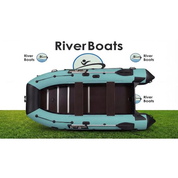 Надувная лодка RiverBoats RB 370 Киль (серо-красный), Цвет.: серо-красный, фото , изображение 19