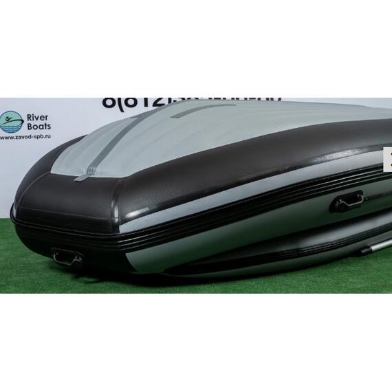 Надувная лодка RiverBoats RB 390 НДНД Фальшборт (черно-тиффани), Цвет.: черно-тиффани, фото , изображение 10