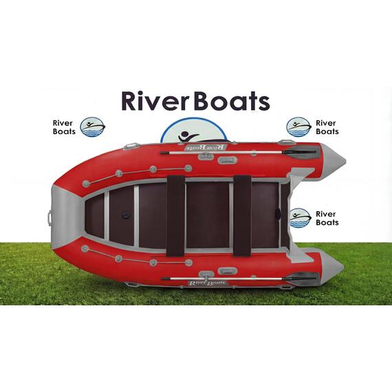 Надувная лодка RiverBoats RB 390 Киль (черно-тиффани), Цвет.: черно-тиффани, фото , изображение 25
