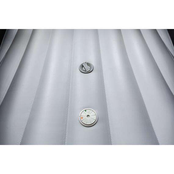 Надувная лодка RiverBoats RB 390 НДНД (серо-красный), Цвет.: серо-красный, Материал: баллоны 1100 гр/м2; дно 1300 гр/м2, фото , изображение 10