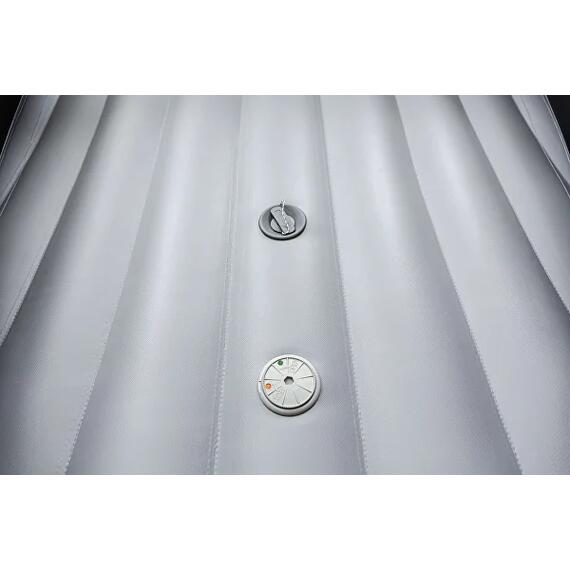 Надувная лодка RiverBoats RB 390 НДНД Фальшборт (черно-тиффани), Цвет.: черно-тиффани, фото , изображение 5