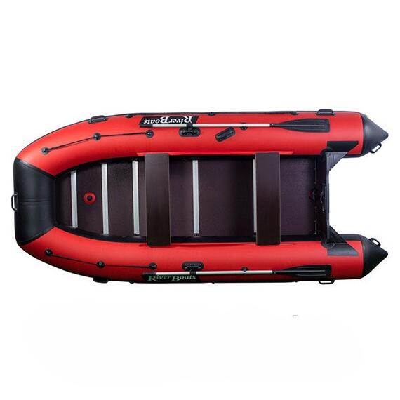 Надувная лодка RiverBoats RB 370 Киль (серо-тиффани), Цвет.: серо-тиффани, фото , изображение 2