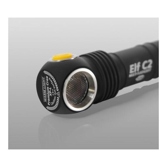 Фонарь Armytek Elf C2 Micro-USB Теплый свет, Цвет: черный, Световая температура: Warm, фото , изображение 10