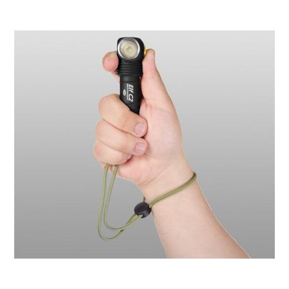 Фонарь Armytek Elf C2 Micro-USB Теплый свет, Цвет: черный, Световая температура: Warm, фото , изображение 2