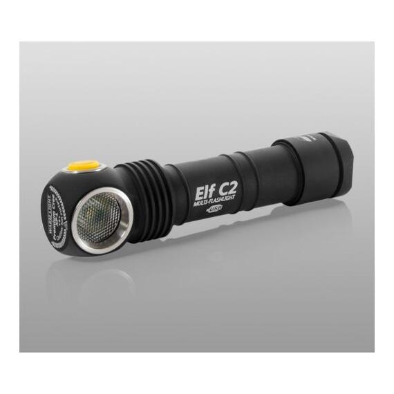 Фонарь Armytek Elf C2 Micro-USB Теплый свет, Цвет: черный, Световая температура: Warm, фото , изображение 9
