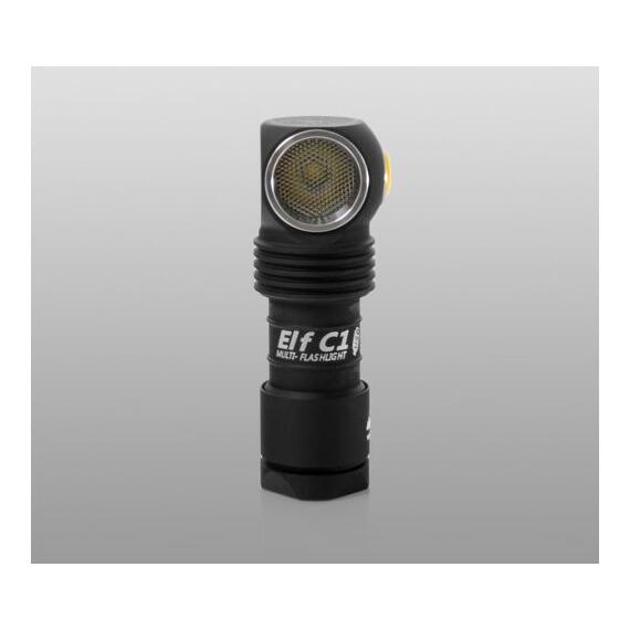 Фонарь Armytek Elf C1 Micro-USB Белый свет, Цвет: черный, Световая температура: White, фото , изображение 10