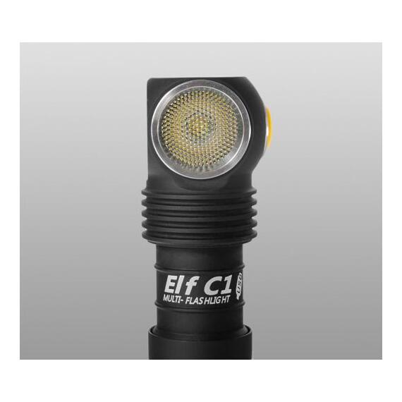 Фонарь Armytek Elf C1 Micro-USB Белый свет, Цвет: черный, Световая температура: White, фото , изображение 12