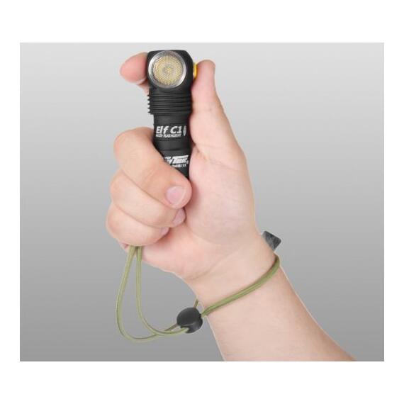 Фонарь Armytek Elf C1 Micro-USB Белый свет, Цвет: черный, Световая температура: White, фото , изображение 2