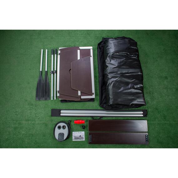 Надувная лодка RiverBoats RB 410 Киль (серо-белый), Цвет.: серо-белый, фото , изображение 9