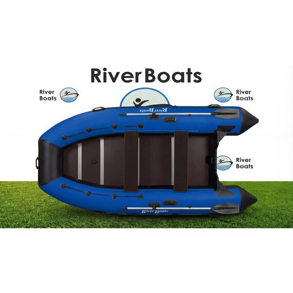 Надувная лодка RiverBoats RB 410 Киль (серо-оранжевый), Цвет.: серо-оранжевый, фото , изображение 22