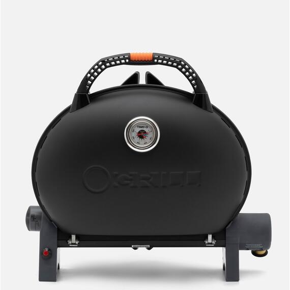 Портативный газовый гриль O-GRILL500 MT черный (в комплекте адаптер тип А) - с термометром, Цвет.: черный, Вес: 9.3 кг, фото 