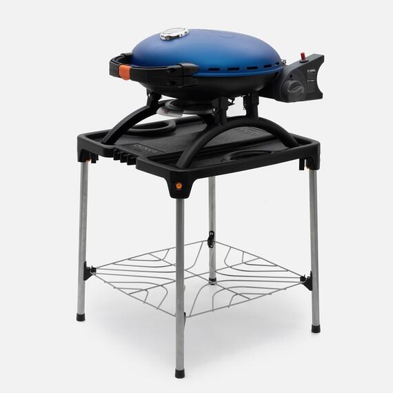Портативный газовый гриль O-GRILL500 MT синий (в комплекте адаптер тип А) - с термометром, Цвет.: синий, Вес: 9.3 кг, фото , изображение 7