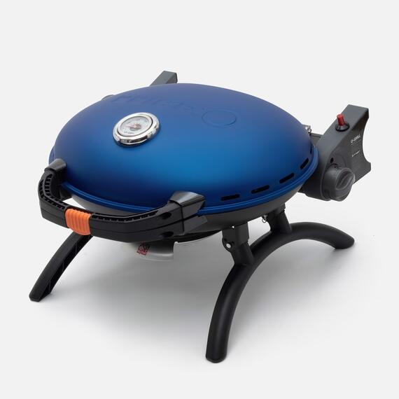 Портативный газовый гриль O-GRILL500 MT синий (в комплекте адаптер тип А) - с термометром, Цвет.: синий, Вес: 9.3 кг, фото , изображение 5