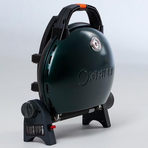 Портативный газовый гриль O-GRILL500 MT зеленый (в комплекте адаптер тип А) - с термометром, Цвет.: зеленый, Вес: 9.3 кг, фото , изображение 2
