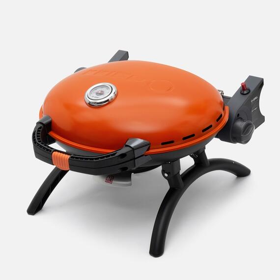 Портативный газовый гриль O-GRILL500 MT оранжевый (в комплекте адаптер тип А) - с термометром, Цвет.: оранжевый, Вес: 9.3 кг, фото , изображение 5