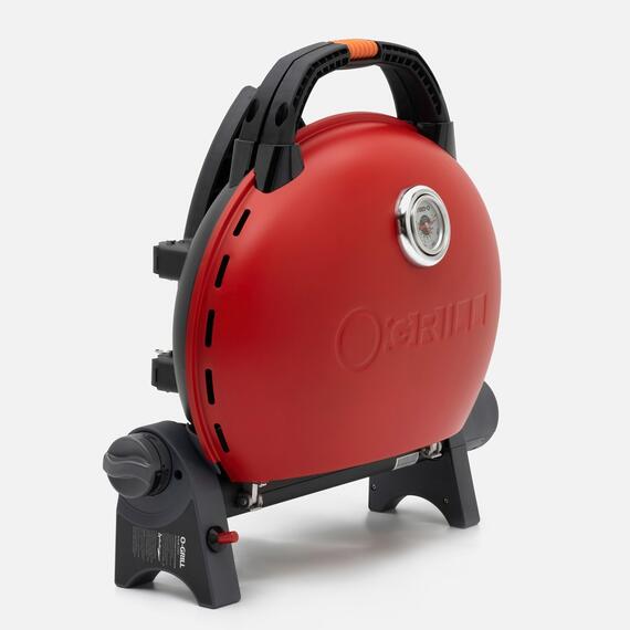 Портативный газовый гриль O-GRILL500 MT красный (в комплекте адаптер тип А) - с термометром, Цвет.: красный, Вес: 9.3 кг, фото , изображение 2