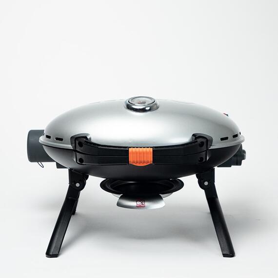 Портативный газовый гриль O-GRILL500 MT серебро (в комплекте адаптер тип А) - с термометром, Цвет.: Серебряный, Вес: 9.3 кг, фото , изображение 7