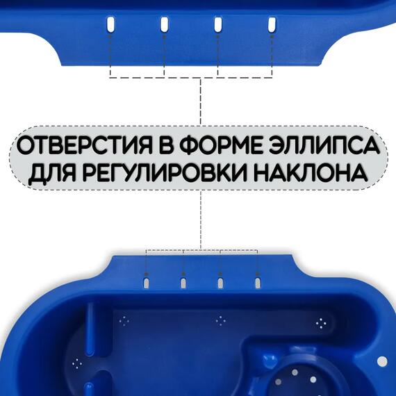 Органайзер в лодку ПВХ БА синий с чёрным креплением, Цвет.: синий с чёрным, фото , изображение 5