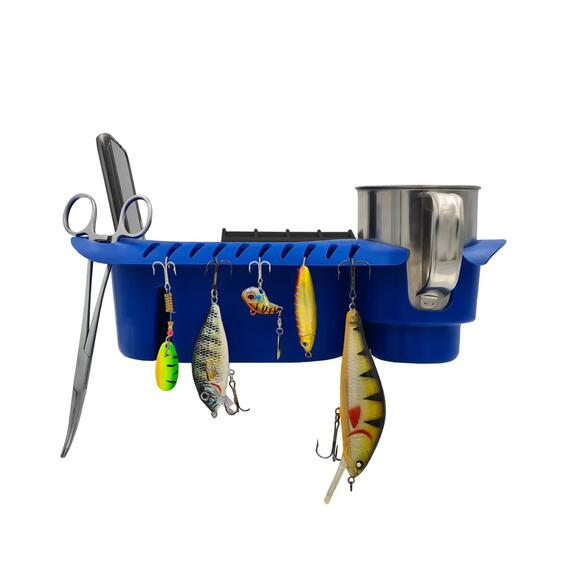 Органайзер в лодку ПВХ БА синий с чёрным креплением, Цвет.: синий с чёрным, фото , изображение 3