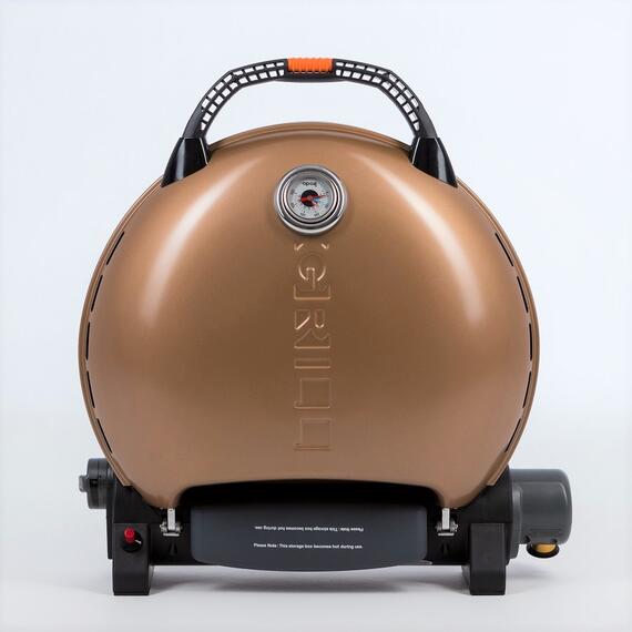 Портативный газовый гриль O-GRILL700T золотой (в комплекте адаптер тип А), Цвет.: золотой, Вес: 11.7 кг, фото 